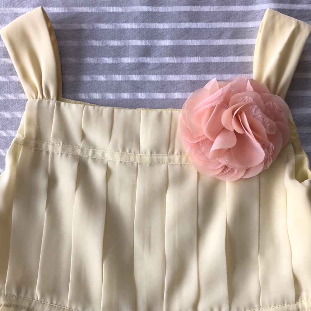 Monsoon lemon party dress - Picture 4 of 8